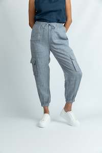 Trailblazer Cargo Pants in Greyish Blue