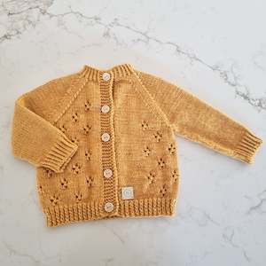 Mustard Cardy 6-12 Months Mustard Wool