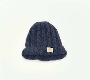 Ribbed Beanie 2-5 years Wool