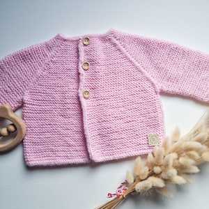 Sale Items: Cedarwood Jacket 6 Months Wool Pink