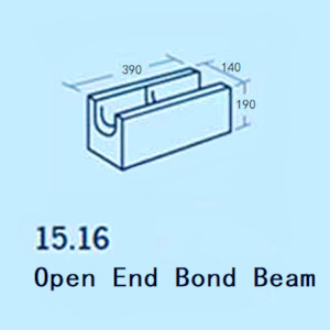 Open End Bond Beam – 15.16