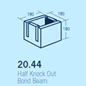 Half Knock-In Bond Beam – 20.44