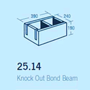 Knock In Bond Beam – 25.14