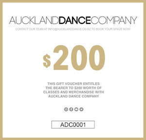 ADC GIFT VOUCHER auckland-dance