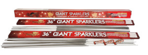 Fireworks: 36" Giant Sparkler Pack