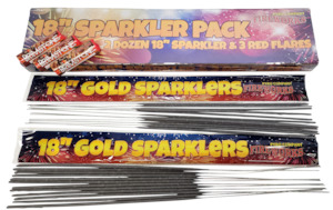 18" Sparkler Pack (3 Dozen)