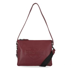 mw-mhw060-oxb Harley CROSSBODY  H-D REBEL PEBBLE OXBLOOD 9`` X 6.75`` X mw-mhw06…