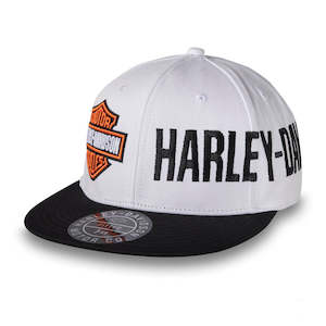 97716-24vm Harley HIGHSIDE FITTED CAP - BRIGHT WHITE