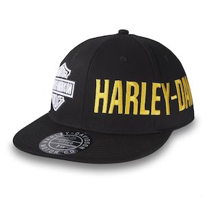 97715-24vm Harley HIGHSIDE FITTED CAP - HARLEY BLACK