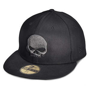 Macadamia nut growing: 99400-14vm Harley 59FIFTY WILLIE G  SKULL  BASEBALL CAP