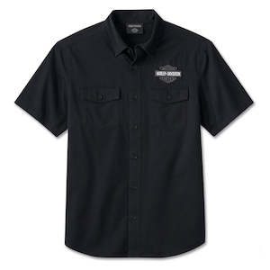 96559-24vm Harley SHIRT WOVEN  BLACK 96559-24vm