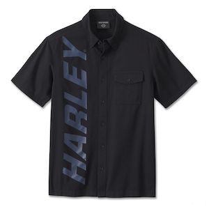 96445-24vm Harley MEN`S HIGHSIDE MECHANIC SHIRT - HARLEY BLACK