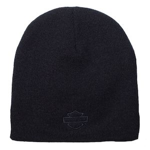 brvc0122 Harley HD BEANIE MO BLACK DARK CHARCOAL brvc0122