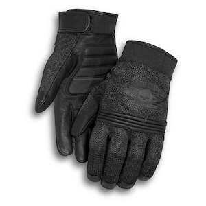 98278-14vm Harley MEN`S WINGED WILLIE G  SKULL  GLOVES