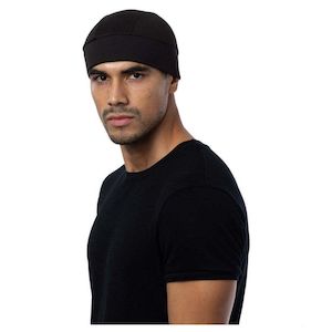 hg57806 Harley HAIRGLOVE   SKULL  CAP ELASTIC SOILID BLACK hg57806 hg57806