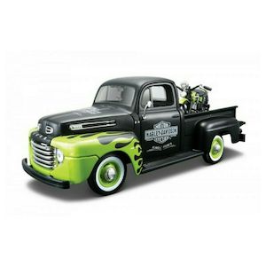 ma32171 Harley HARLEY-DAVIDSON MA32171 1:24 1948 FORD F100 PICKUP & FL PANHEAD ma32171