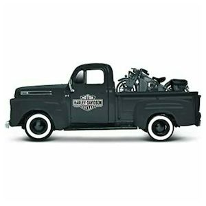 Macadamia nut growing: ma32185 Harley Harley-Davidson 1948 Ford F-1 Pickup + 1942 WLA Flathead Grey Model Truck and Bike Set 1:24 Scale ma32185