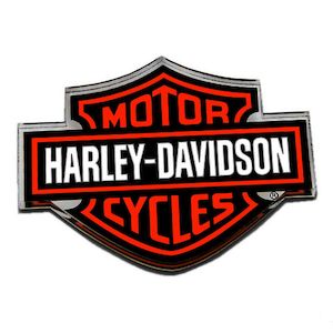 sa8004972 HARLEY Cut-Out Bar & Shield Logo Hard Acrylic Magnet - 3.25 x 2.5 inch sa8004972