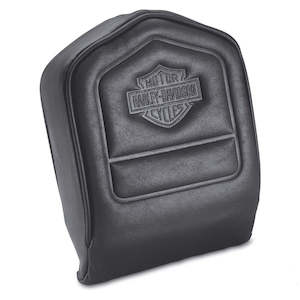 52412-79a Harley Low Backrest Pad with Embossed Bar & Shield Logo 52412-79A