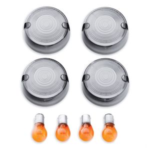 69304-02 Harley Smoked Turn Signal Lens Kit 69304-02