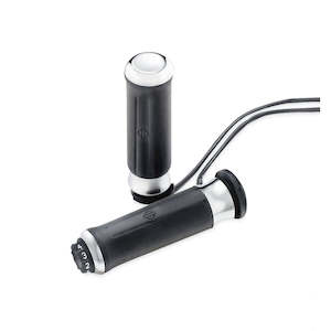 Macadamia nut growing: 56100268 Harley Contoured Chrome and Rubber Heated Hand Grips 56100268