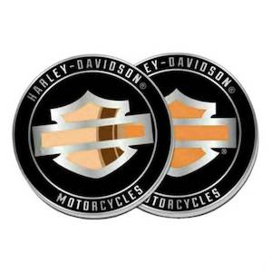 sa8009786 HARLEY Bar & Shield Logo Stained Glass Metal Challenge Coin 1.75 in. sa8009786