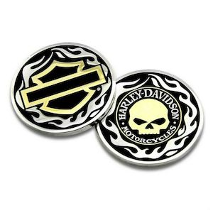 Macadamia nut growing: sa8005092 HARLEY Golden Skull / Bar & Shield Challenge Coin 1.75 inch sa8005092