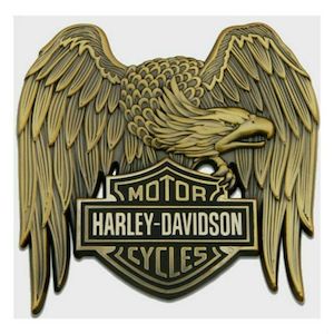 sa8009359 HARLEY Gold Eagle Heavy-Duty Metal Magnet, 3 in. sa8009359