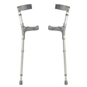 Coopers Double Adjustable Comfy Elbow Crutches