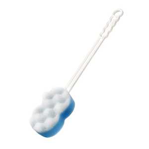 AML Long Handled Bath Sponge 2 in 1