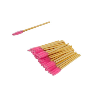 Beauty salon: Pink Mascara Wands wooden stick