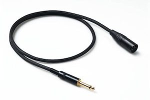 Proel XLR Input Lead MXLR TS 2m Spiral Shield BLACK