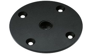 K&M flange adapter for speaker pole w/20mm thread AudioConnect