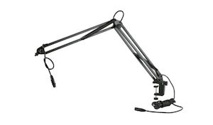 Electric light fittings: K&M Microphone Desk Arm 460 to 960mm AudioConnect