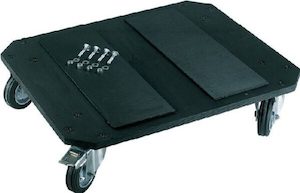 Electric light fittings: Proel Flightcase Wheelboard 80mm+2 Brakes AudioConnect