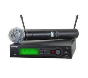 Shure SLX4 Beta58 Wireless Handheld Microphone AudioConnect