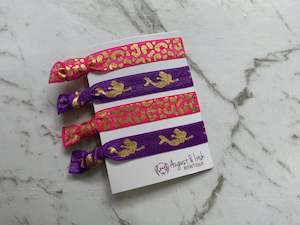 Mermaids vs. Leopards Set Hair Ties