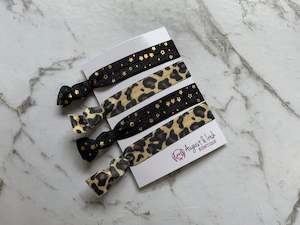 Products: Leopards At Night Set Hair Ties