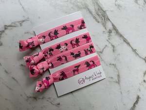 Products: Pink Scottie Dog Hair Ties