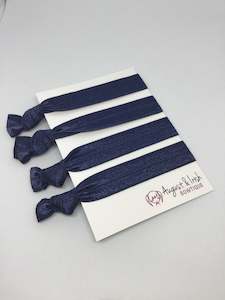 Hair Ties: Navy School Hair Ties