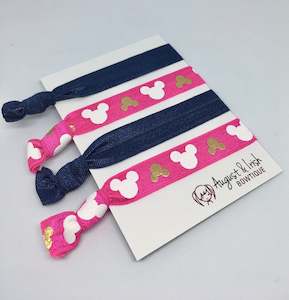 Pink Minnie Hair Ties