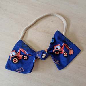 Bow Headband - Blue Diggers