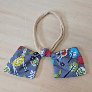 Bow Headband - Giraffes