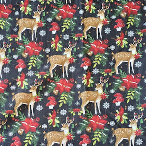 Shorts - Reindeer - Black Background (PRE-ORDER please allow up to 14working days)