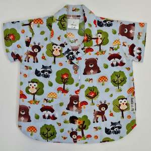 Short Sleeve Shirt -  Bear and Friends