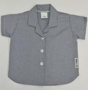 Short Sleeve Shirt - Fine Check