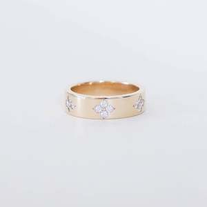 Clover Cuff Ring