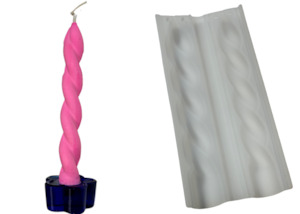 Merchandising: Twisted Pillar Candle Mold