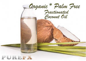 Merchandising: Fractionated Coconut Oil / Organic / Palm Free / MCT Oil