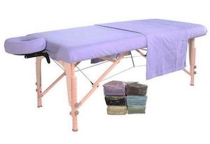 Massage Table Flannel Sheet Set 3 pce